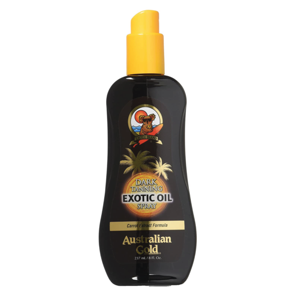 Australian dark tanning exotic oil spray